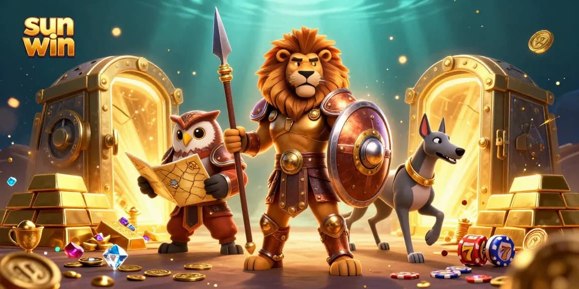 Experience the thrill of sun win gameplay with engaging characters and rich casino elements.