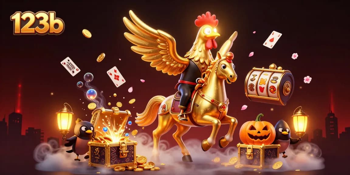 Engage in thrilling gameplay with 123b at a midnight casino filled with golden treasures and enchanting characters.