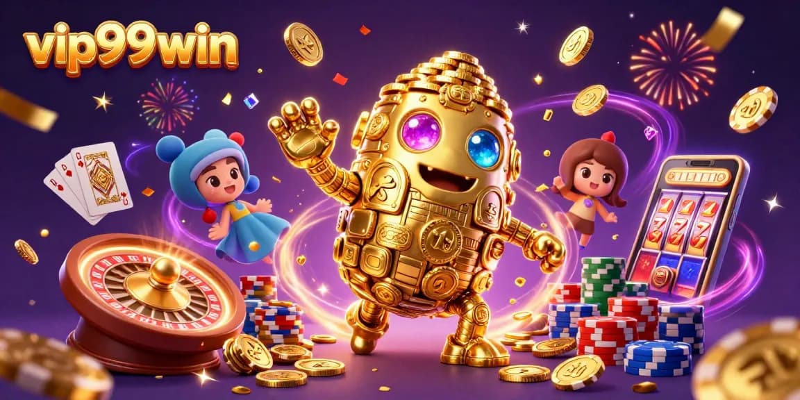 Win big with exciting games at vip99win, featuring dynamic casino elements and sparkling visuals.