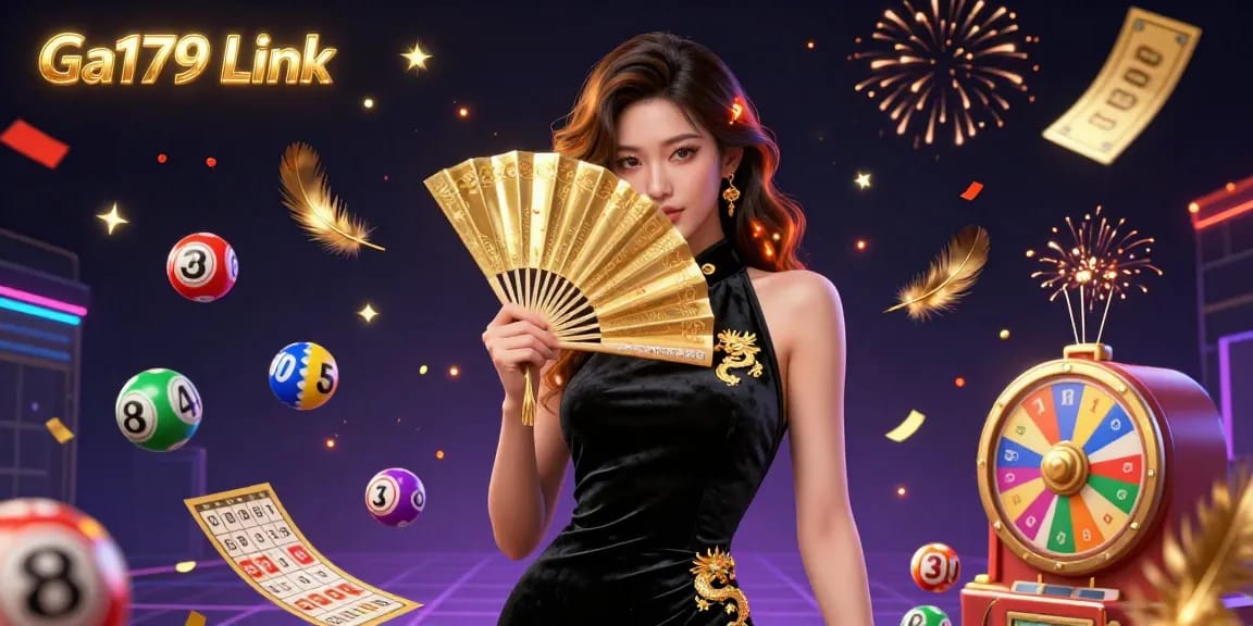 Engage with Ga179 Link by enjoying vibrant lottery games and dynamic prizewinning elements in a captivating casino scene.