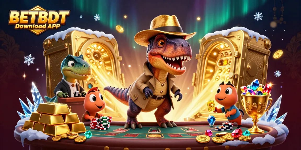Experience excitement with BETBDT download APK at a vibrant online casino featuring cartoon characters in action.