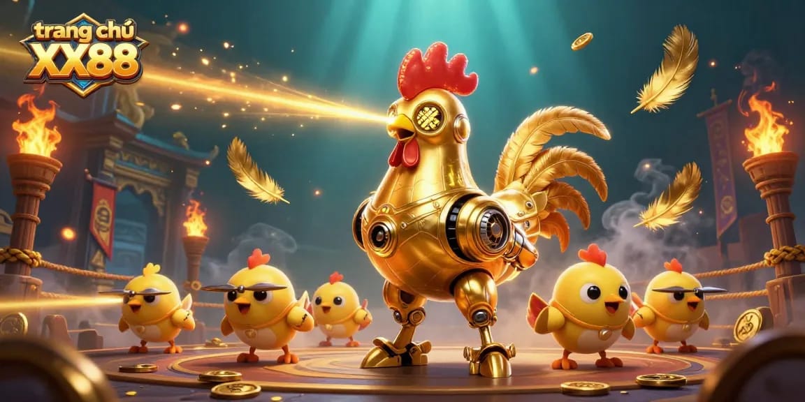 Experience thrilling gaming at trang chủ XX88 with vibrant visual elements showcasing the excitement of gambling.