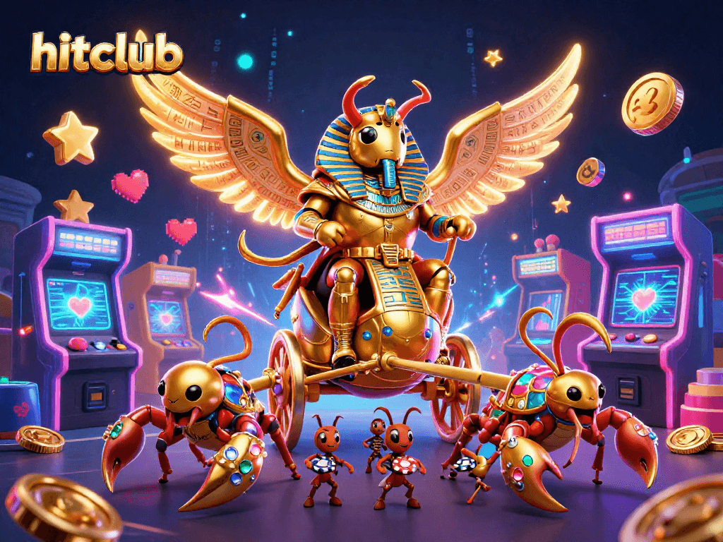 Engage with hitclub's thrilling 3D gaming experience featuring iconic casino characters and vibrant visuals.