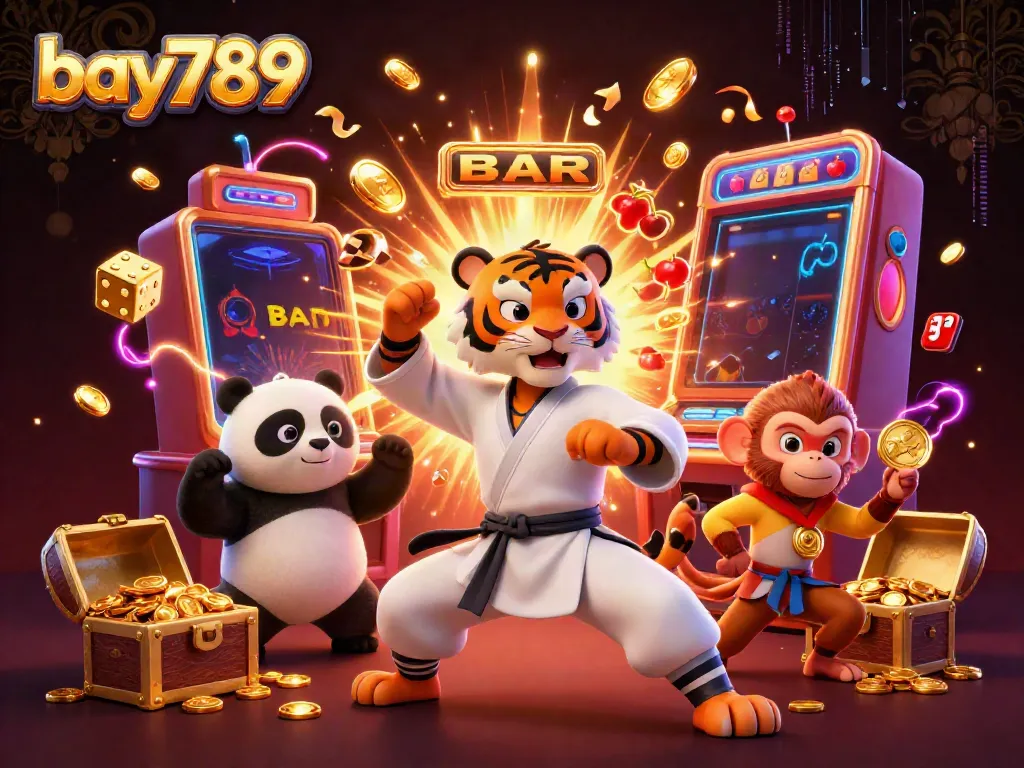 Experience exhilarating gameplay at bay789 with vibrant 3D characters and a burst of casino action.
