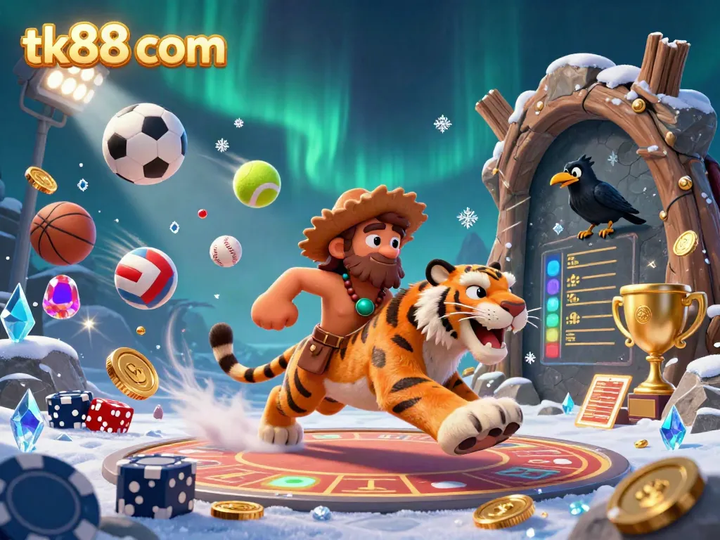 Experience the thrill of gaming with tk88 com in a vibrant prehistoric casino.