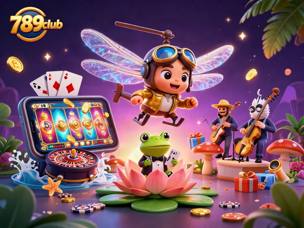 Experience exciting gameplay at 789club with a vibrant casino scene filled with fun and energy.