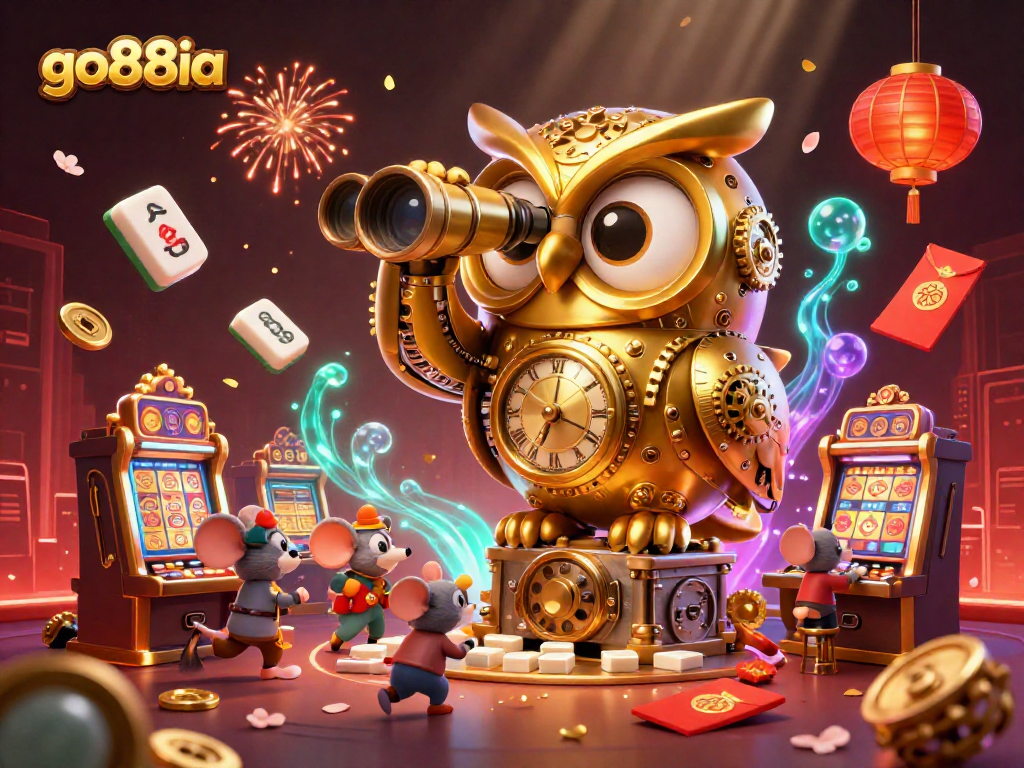 Engage in thrilling gaming at go88ia, showcasing vibrant 3D casino elements and captivating characters.