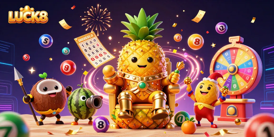Experience LUCK8 thrills in a vibrant casino scene filled with game excitement and dynamic elements.
