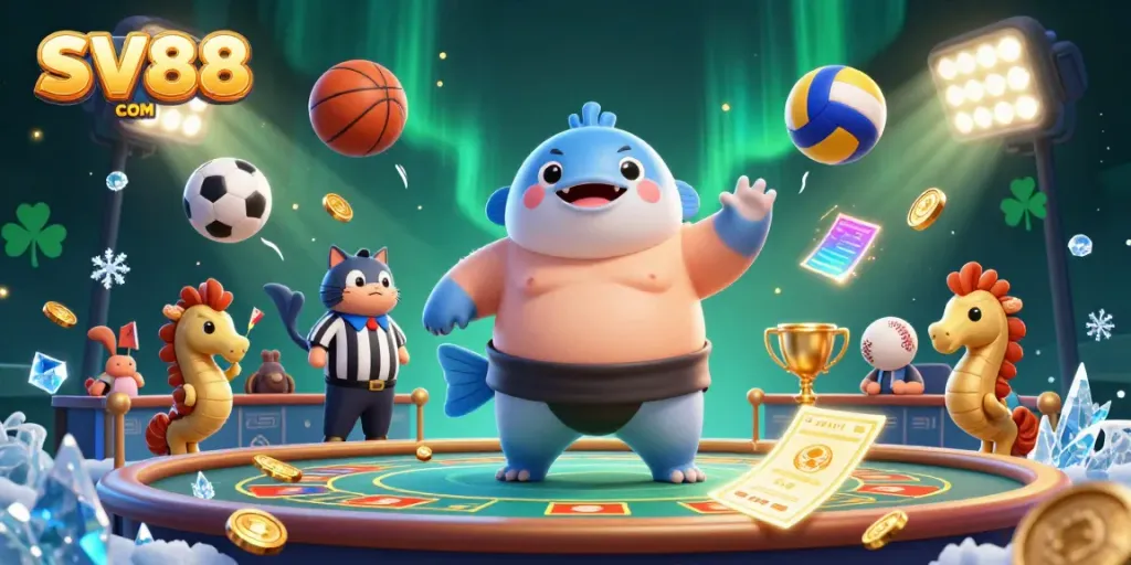 Experience thrilling underwater gambling with SV88 COM’s colorful characters and dynamic sports elements.
