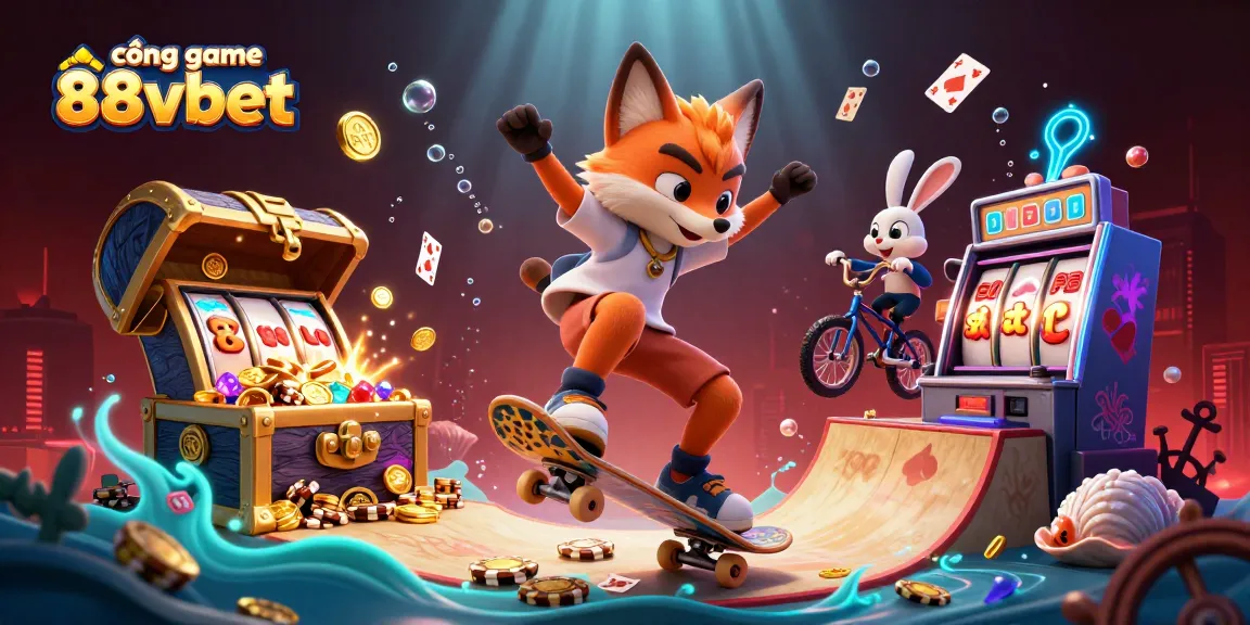 Experience the thrill of cổng game 88vbet with dynamic characters and vibrant casino elements.