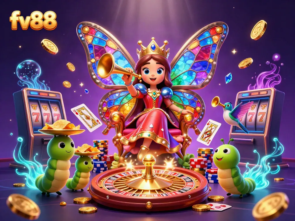 Experience thrilling gameplay at fv88 with vibrant characters and dynamic casino elements.