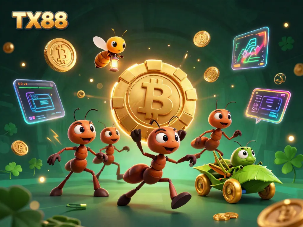 TX88's thrilling heist features ants and crypto elements for a dynamic gambling scene