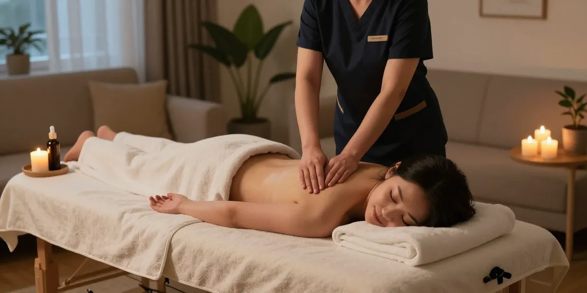 서울출장안마 service in a serene home massage environment with professional therapist.